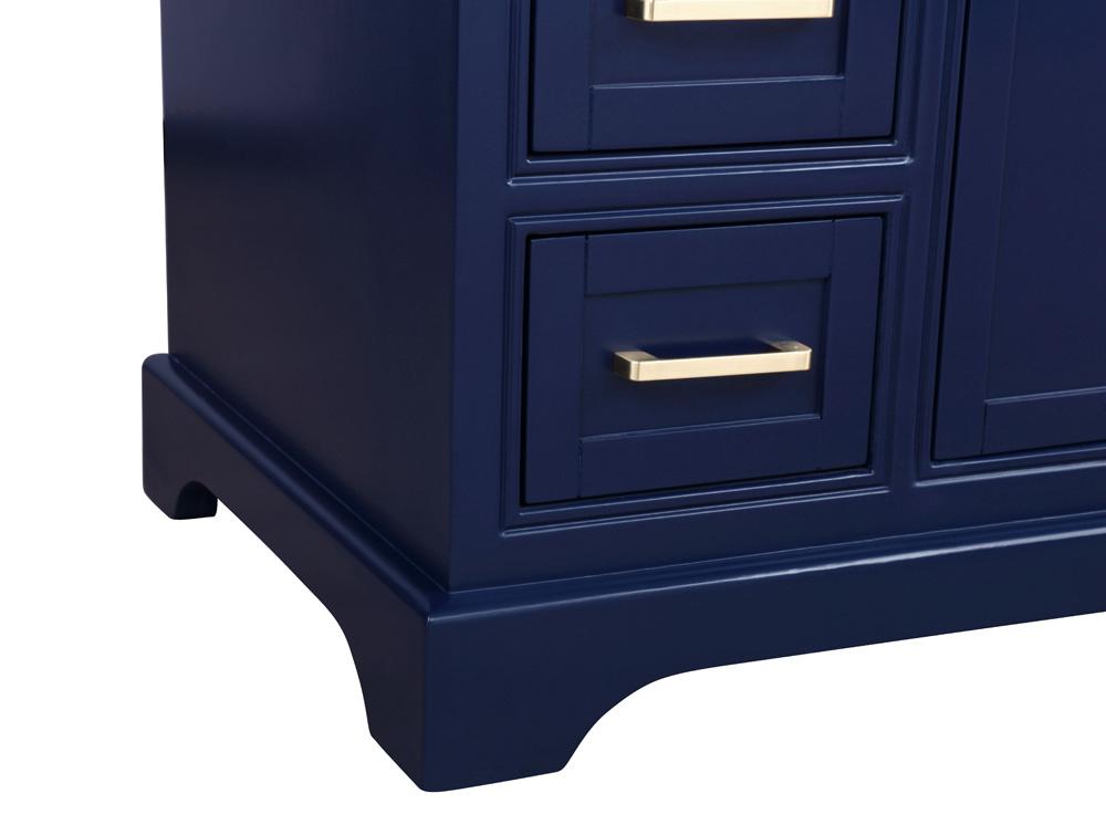 Elegant Furniture & Lighting - Americana 42 inch Single bathroom vanity in Blue - VF15042BL veiw 6