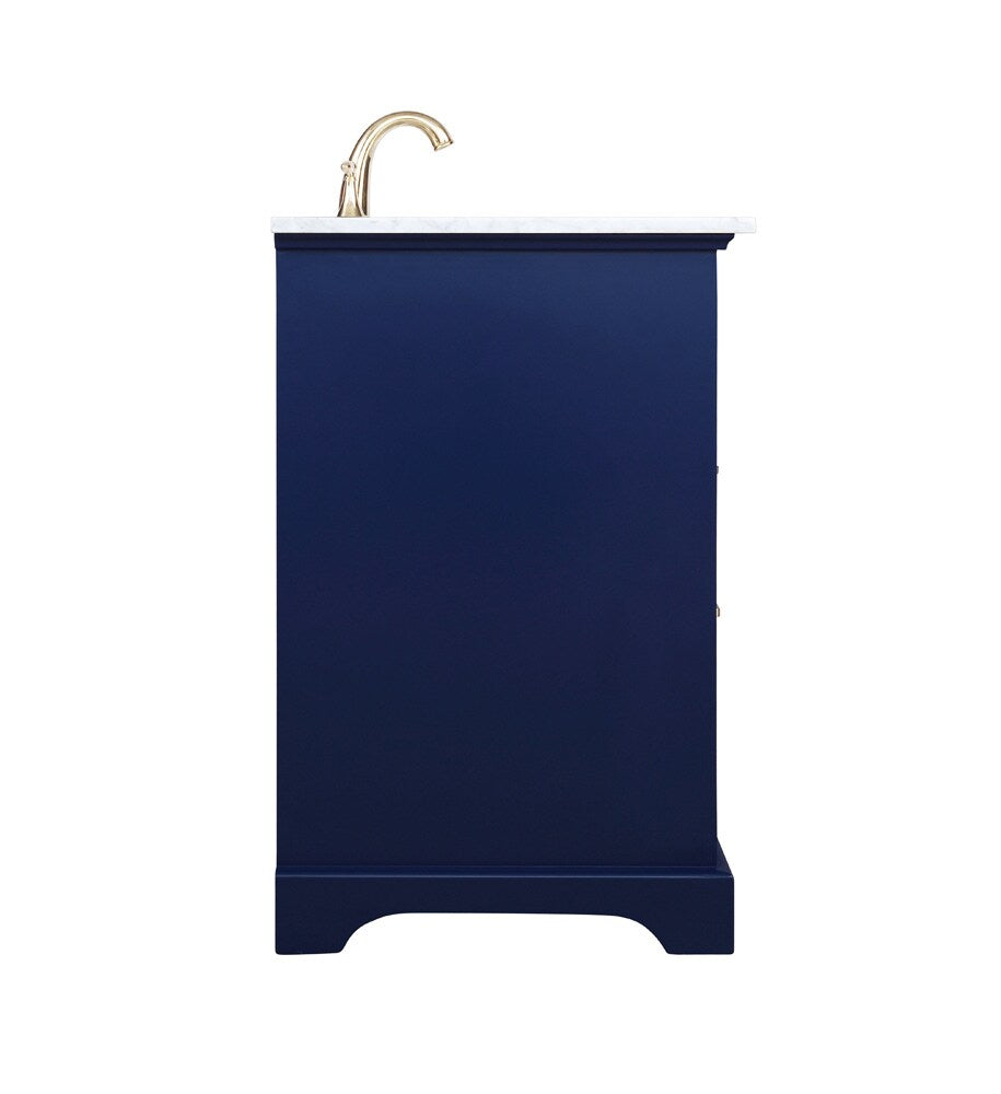 Elegant Furniture & Lighting - Americana 42 inch Single bathroom vanity in Blue - VF15042BL veiw 7