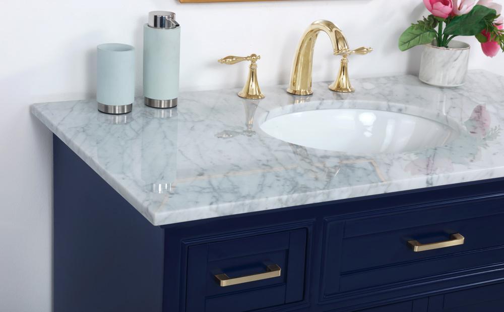 Elegant Furniture & Lighting - Americana 42 inch Single bathroom vanity in Blue - VF15042BL veiw 12