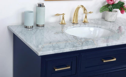Elegant Furniture & Lighting - Americana 42 inch Single bathroom vanity in Blue - VF15042BL veiw 12
