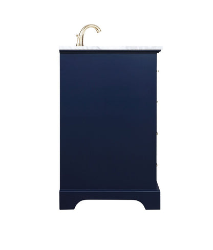 Elegant Furniture & Lighting - Americana 48 inch Single bathroom vanity in Blue - VF15048BL veiw 7
