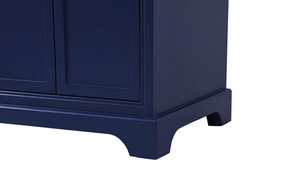 Elegant Furniture & Lighting - Americana 60 inch Single bathroom vanity in Blue - VF15060DBL veiw 6