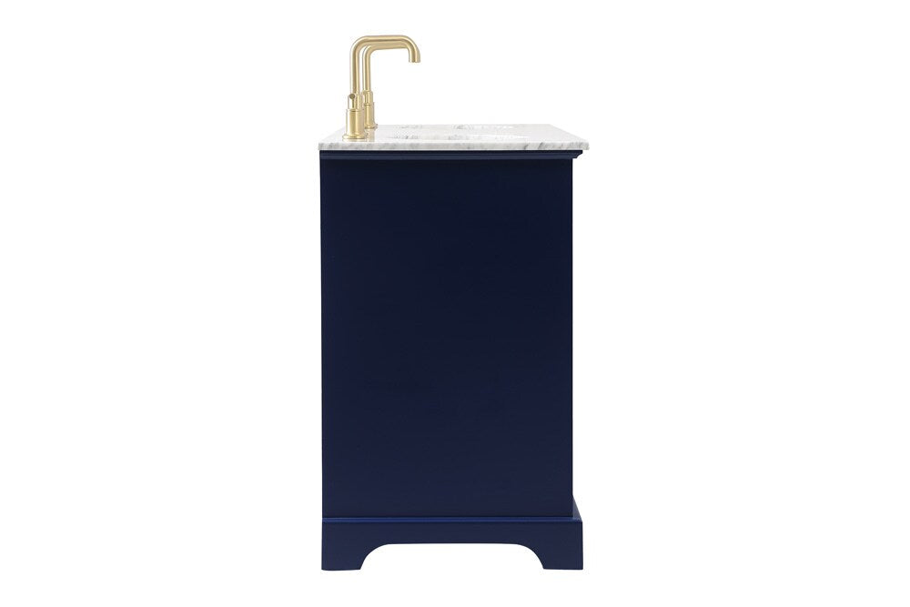 Elegant Furniture & Lighting - Americana 60 inch Single bathroom vanity in Blue - VF15060DBL veiw 7