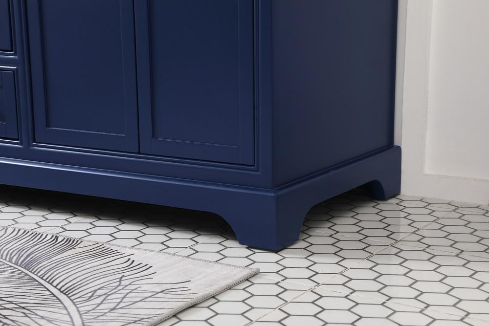 Elegant Furniture & Lighting - Americana 60 inch Single bathroom vanity in Blue - VF15060DBL veiw 13