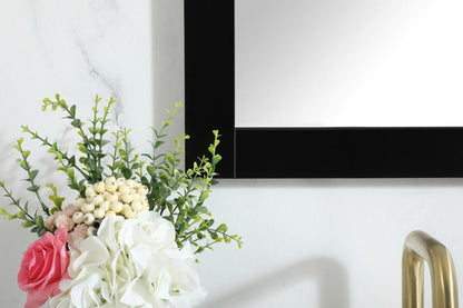 Elegant Furniture & Lighting - Aqua vanity mirror 18x32 inch in black - VM21832BK veiw 4