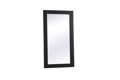 Elegant Furniture & Lighting - Aqua vanity mirror 18x32 inch in black - VM21832BK veiw 6