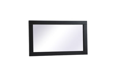 Elegant Furniture & Lighting - Aqua vanity mirror 18x32 inch in black - VM21832BK veiw 8