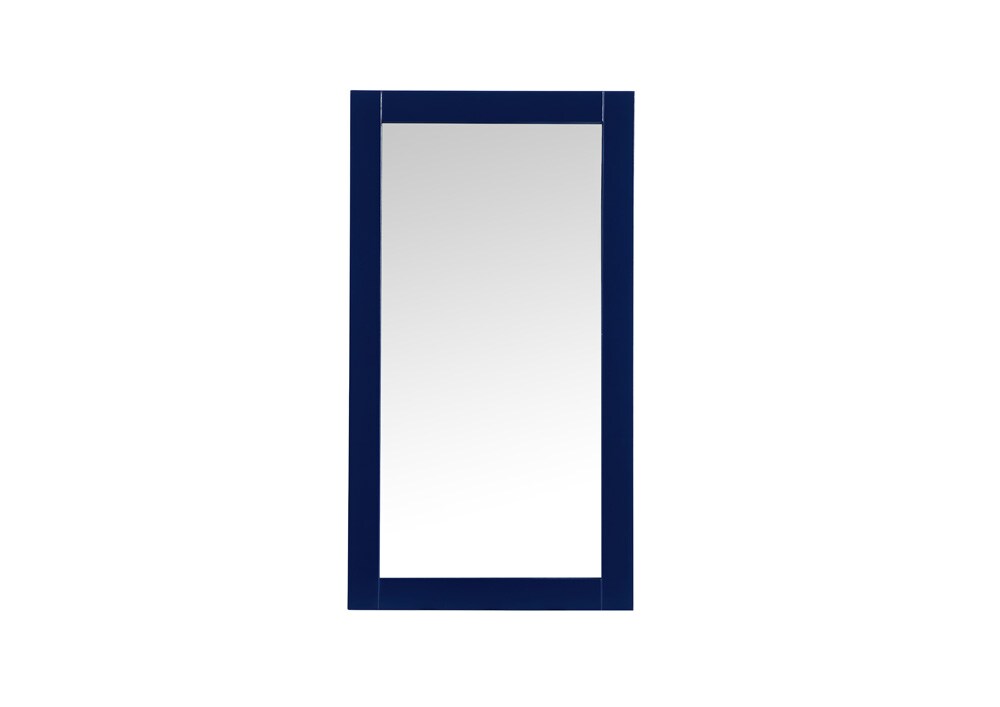 Elegant Furniture & Lighting - Aqua vanity mirror 18x32 inch in blue - VM21832BL veiw 1