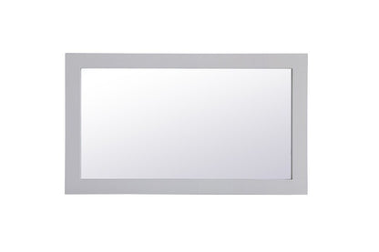Elegant Furniture & Lighting - Aqua rectangle vanity mirror 18 inch in Grey - VM21832GR veiw 7
