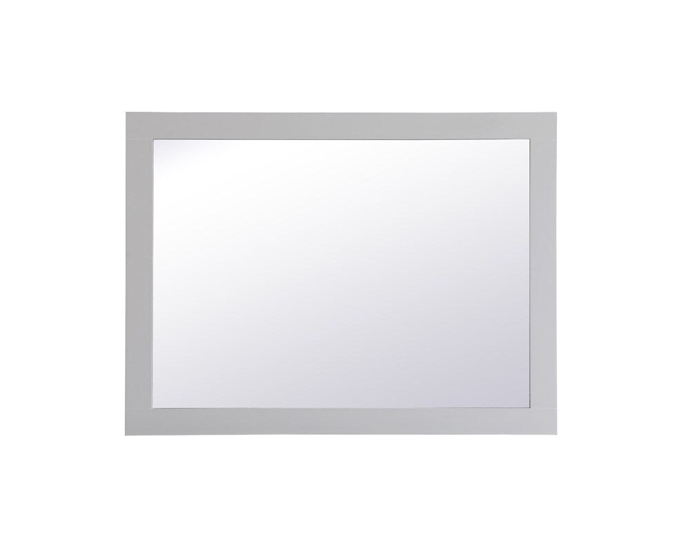 Elegant Furniture & Lighting - Aqua rectangle vanity mirror 24 inch in Grey - VM22432GR veiw 7