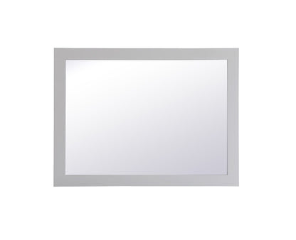 Elegant Furniture & Lighting - Aqua rectangle vanity mirror 24 inch in Grey - VM22432GR veiw 7