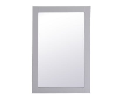 Elegant Furniture & Lighting - Aqua rectangle vanity mirror 24 inch in Grey - VM22436GR veiw 1