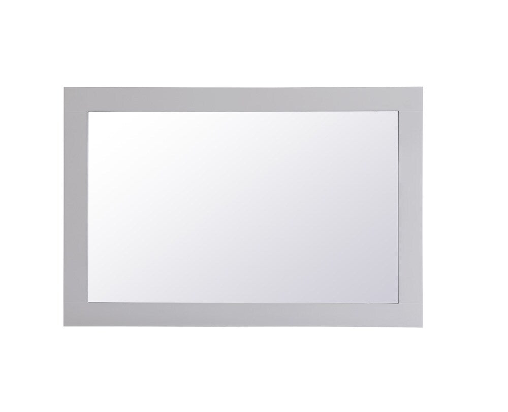 Elegant Furniture & Lighting - Aqua rectangle vanity mirror 24 inch in Grey - VM22436GR veiw 7