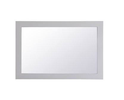 Elegant Furniture & Lighting - Aqua rectangle vanity mirror 24 inch in Grey - VM22436GR veiw 7