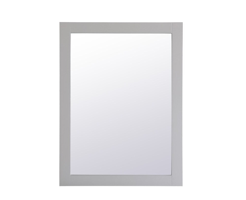 Elegant Furniture & Lighting - Aqua rectangle vanity mirror 27 inch in Grey - VM22736GR veiw 1