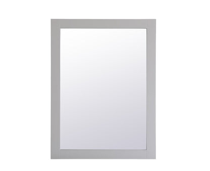 Elegant Furniture & Lighting - Aqua rectangle vanity mirror 27 inch in Grey - VM22736GR veiw 1