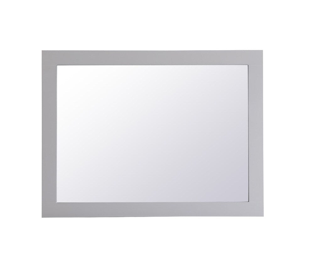 Elegant Furniture & Lighting - Aqua rectangle vanity mirror 27 inch in Grey - VM22736GR veiw 7