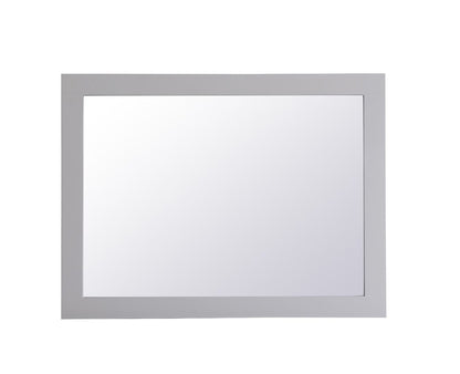 Elegant Furniture & Lighting - Aqua rectangle vanity mirror 27 inch in Grey - VM22736GR veiw 7