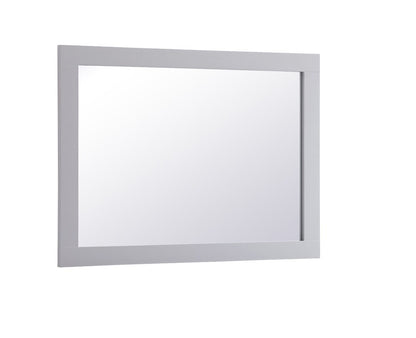 Elegant Furniture & Lighting - Aqua rectangle vanity mirror 27 inch in Grey - VM22736GR veiw 8