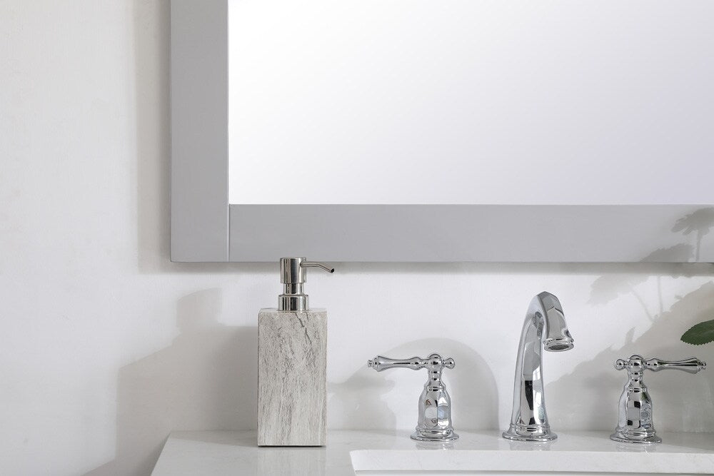 Elegant Furniture & Lighting - Aqua rectangle vanity mirror 30 inch in Grey - VM23036GR veiw 6