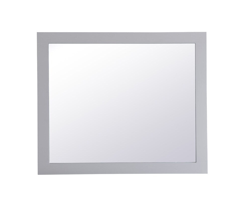 Elegant Furniture & Lighting - Aqua rectangle vanity mirror 30 inch in Grey - VM23036GR veiw 7