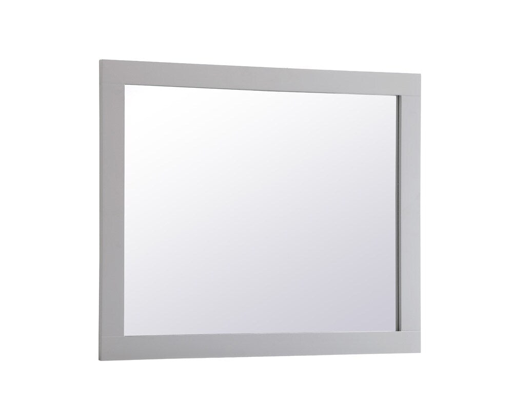 Elegant Furniture & Lighting - Aqua rectangle vanity mirror 30 inch in Grey - VM23036GR veiw 8