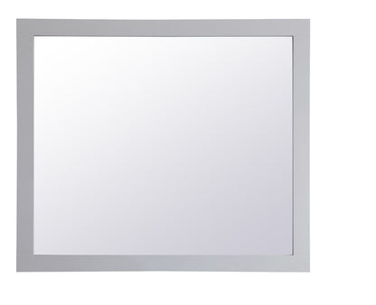 Elegant Furniture & Lighting - Aqua rectangle vanity mirror 42 inch in Grey - VM24236GR veiw 1