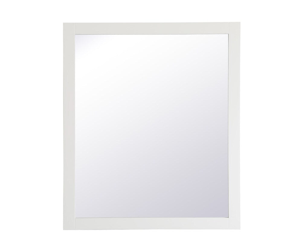 Elegant Furniture & Lighting - Aqua rectangle vanity mirror 42 inch in White - VM24236WH veiw 8