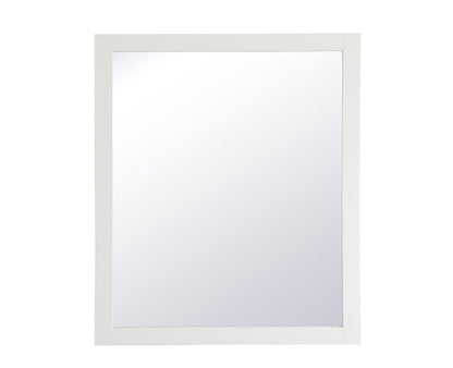 Elegant Furniture & Lighting - Aqua rectangle vanity mirror 42 inch in White - VM24236WH veiw 8