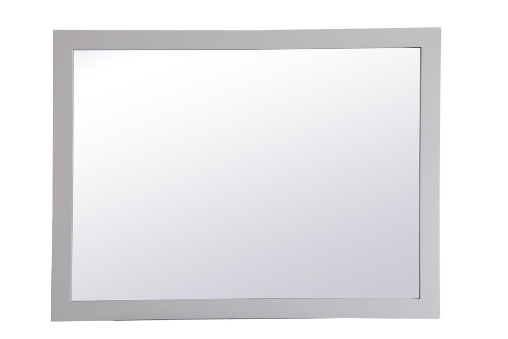 Elegant Furniture & Lighting - Aqua rectangle vanity mirror 48 inch in Grey - VM24836GR veiw 1