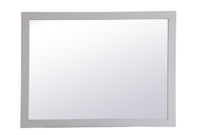 Elegant Furniture & Lighting - Aqua rectangle vanity mirror 48 inch in Grey - VM24836GR veiw 1