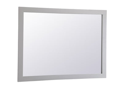 Elegant Furniture & Lighting - Aqua rectangle vanity mirror 48 inch in Grey - VM24836GR veiw 8