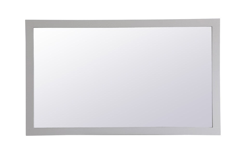 Elegant Furniture & Lighting - Aqua rectangle vanity mirror 60 inch in Grey - VM26036GR veiw 1