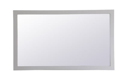Elegant Furniture & Lighting - Aqua rectangle vanity mirror 60 inch in Grey - VM26036GR veiw 1