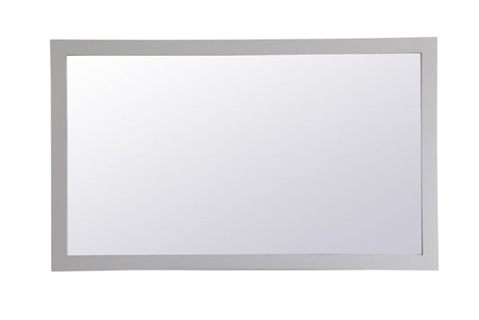 Elegant Furniture & Lighting - Aqua rectangle vanity mirror 60 inch in Grey - VM26036GR veiw 1