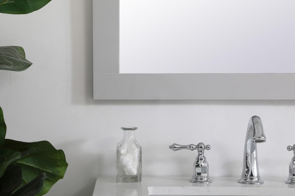 Elegant Furniture & Lighting - Aqua rectangle vanity mirror 60 inch in Grey - VM26036GR veiw 5