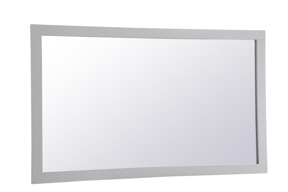 Elegant Furniture & Lighting - Aqua rectangle vanity mirror 60 inch in Grey - VM26036GR veiw 7