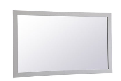 Elegant Furniture & Lighting - Aqua rectangle vanity mirror 60 inch in Grey - VM26036GR veiw 7