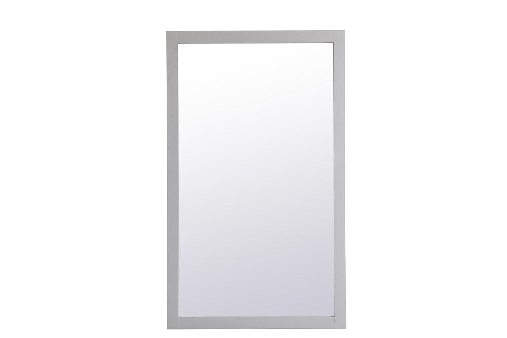 Elegant Furniture & Lighting - Aqua rectangle vanity mirror 60 inch in Grey - VM26036GR veiw 8