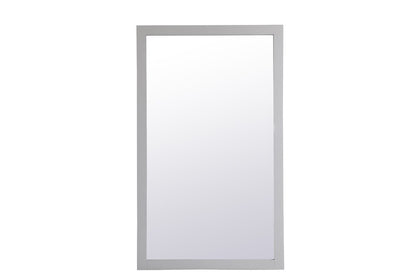 Elegant Furniture & Lighting - Aqua rectangle vanity mirror 60 inch in Grey - VM26036GR veiw 8