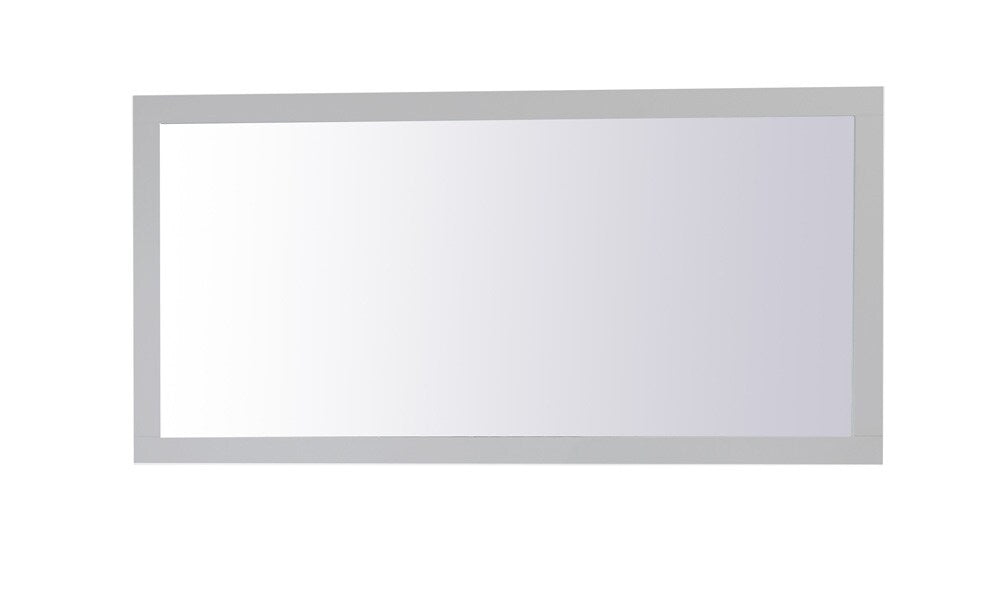 Elegant Furniture & Lighting - Aqua rectangle vanity mirror 72 inch in Grey - VM27236GR veiw 1