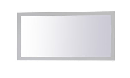 Elegant Furniture & Lighting - Aqua rectangle vanity mirror 72 inch in Grey - VM27236GR veiw 1
