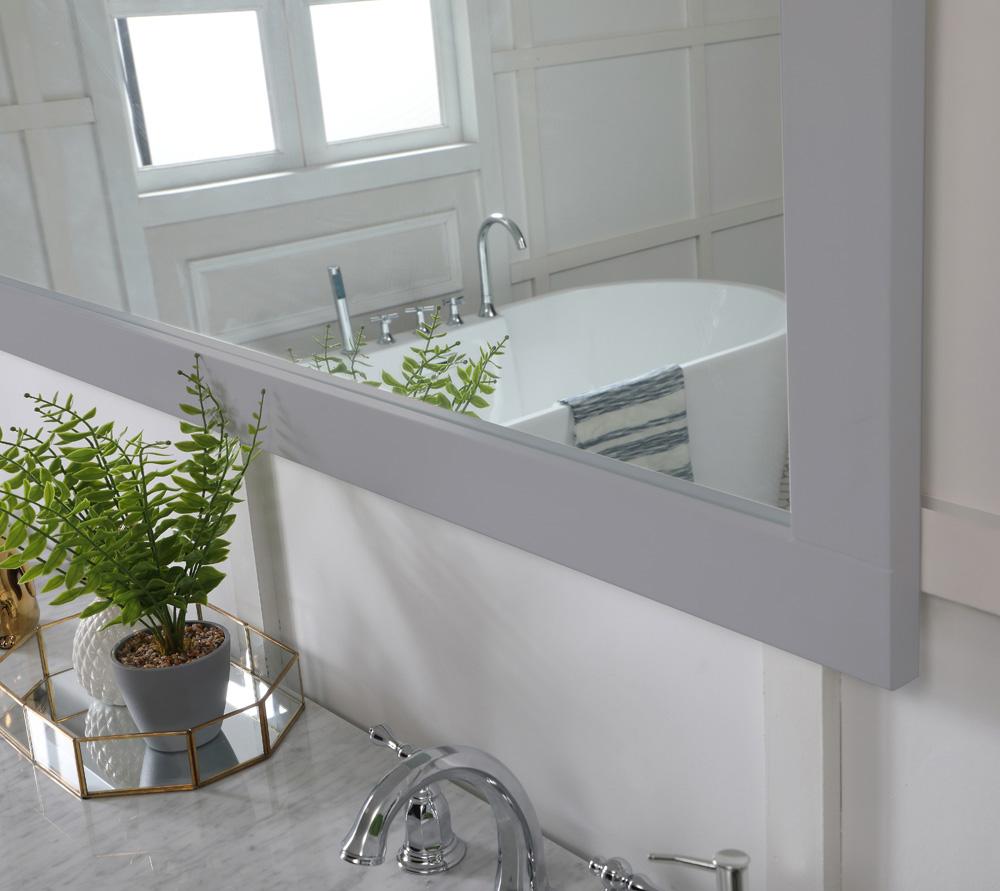 Elegant Furniture & Lighting - Aqua rectangle vanity mirror 72 inch in Grey - VM27236GR veiw 5