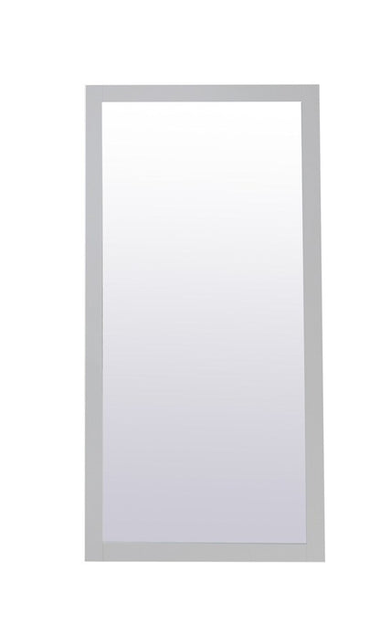 Elegant Furniture & Lighting - Aqua rectangle vanity mirror 72 inch in Grey - VM27236GR veiw 7