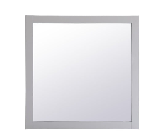 Elegant Furniture & Lighting - Aqua square vanity mirror 36 inch in Grey - VM23636GR veiw 1