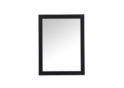Elegant Furniture & Lighting - Aqua vanity mirror 24x32 inch in black - VM22432BK veiw 1