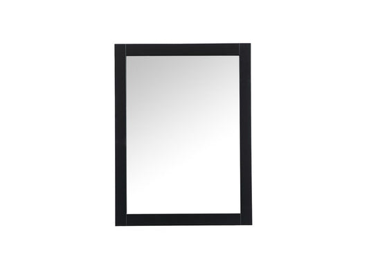 Elegant Furniture & Lighting - Aqua vanity mirror 24x32 inch in black - VM22432BK veiw 1