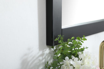 Elegant Furniture & Lighting - Aqua vanity mirror 24x32 inch in black - VM22432BK veiw 5