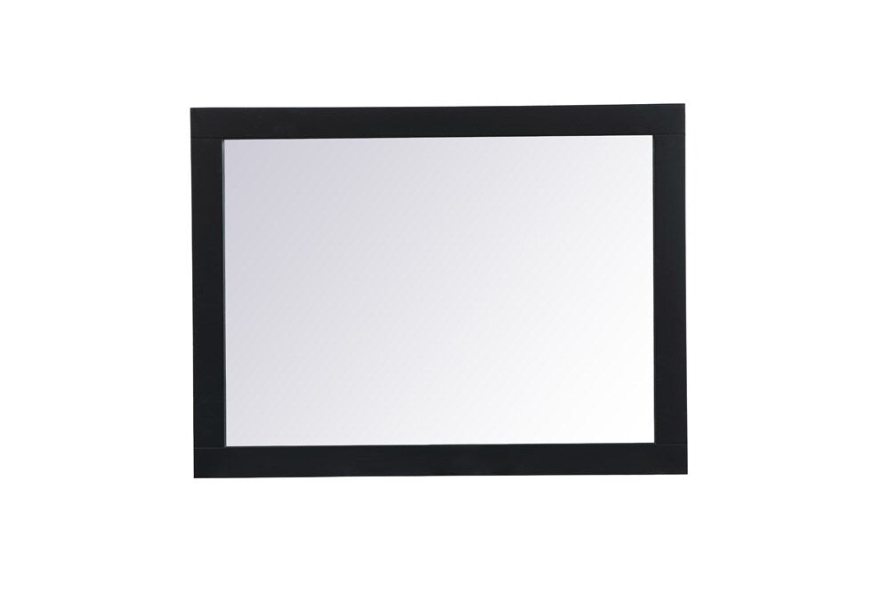 Elegant Furniture & Lighting - Aqua vanity mirror 24x32 inch in black - VM22432BK veiw 7
