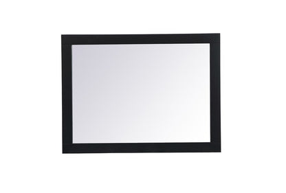 Elegant Furniture & Lighting - Aqua vanity mirror 24x32 inch in black - VM22432BK veiw 7